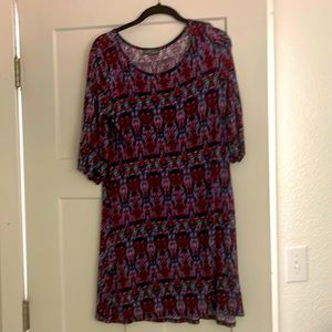 Stitch Fix, multi color tunic dress, soft and stretchy!